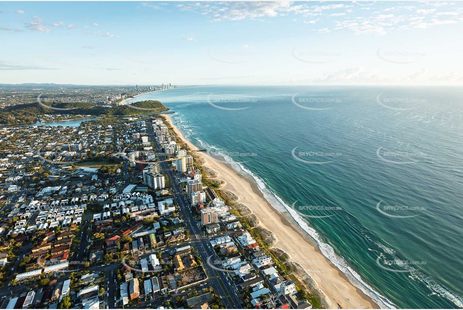 Sunrise Aerial Photo Palm Beach QLD Aerial Photography