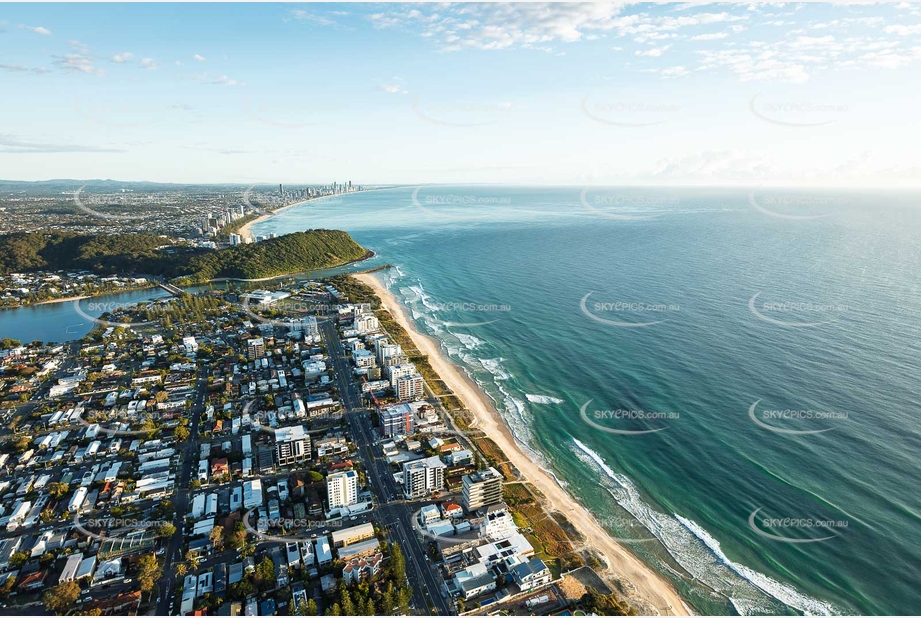 Sunrise Aerial Photo Palm Beach QLD Aerial Photography