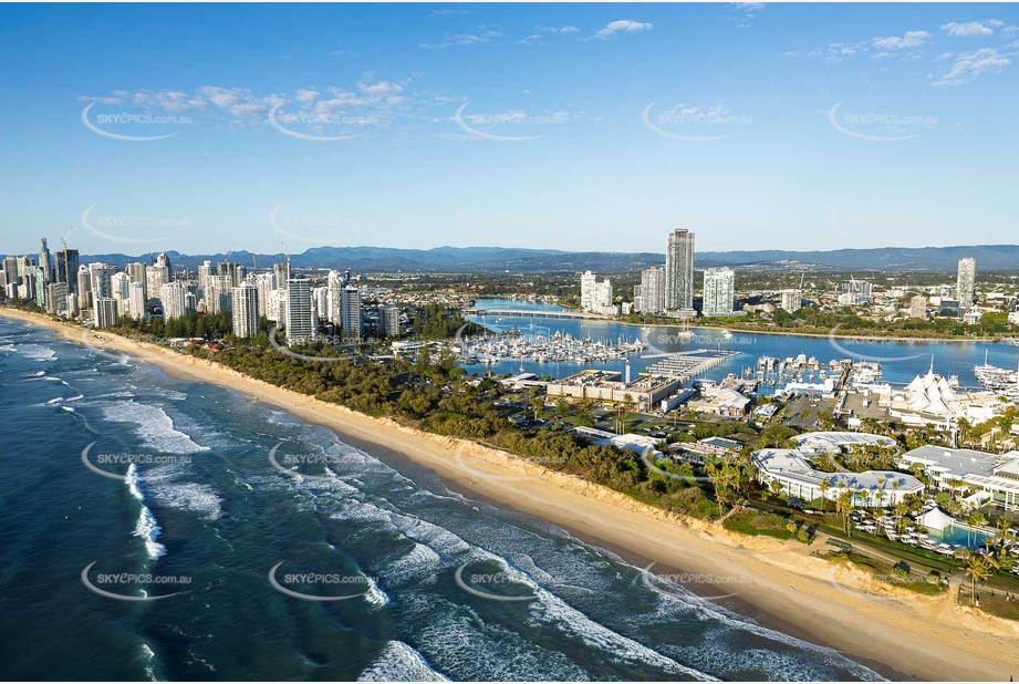 Aerial Photo Main Beach QLD Aerial Photography