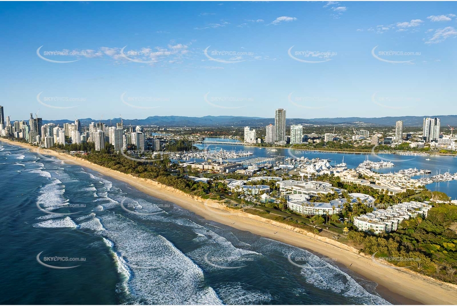 Aerial Photo Main Beach QLD Aerial Photography