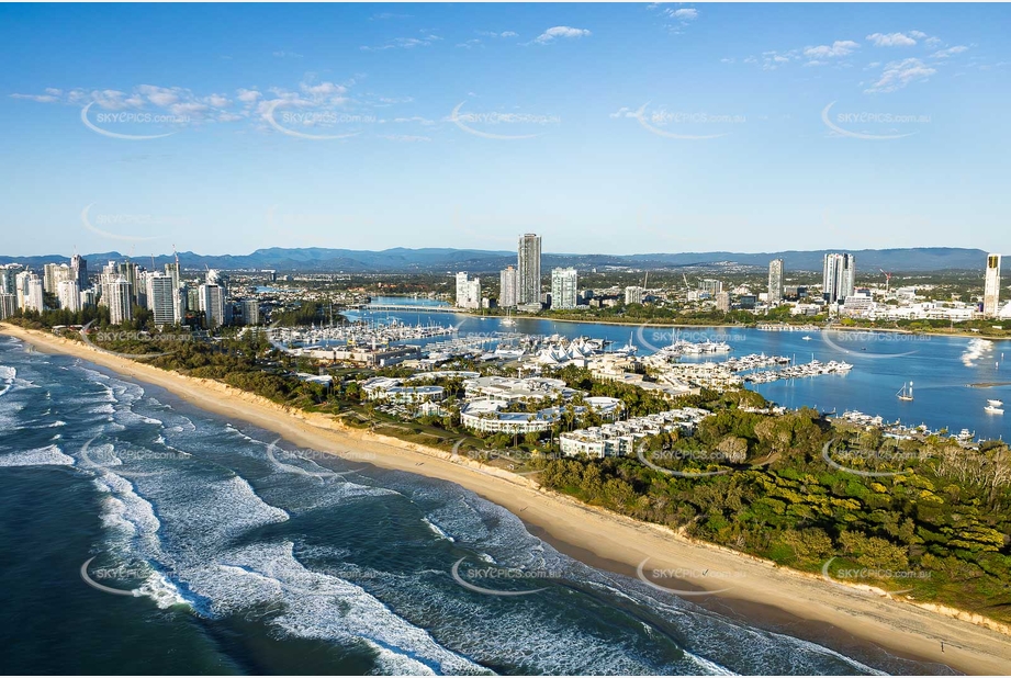 Aerial Photo Main Beach QLD Aerial Photography