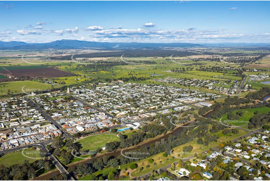 Aerial Photo Narrabri NSW Aerial Photography