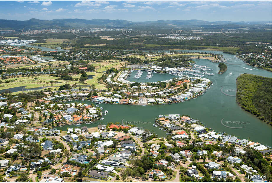 Aerial Photo Hope Island QLD Aerial Photography