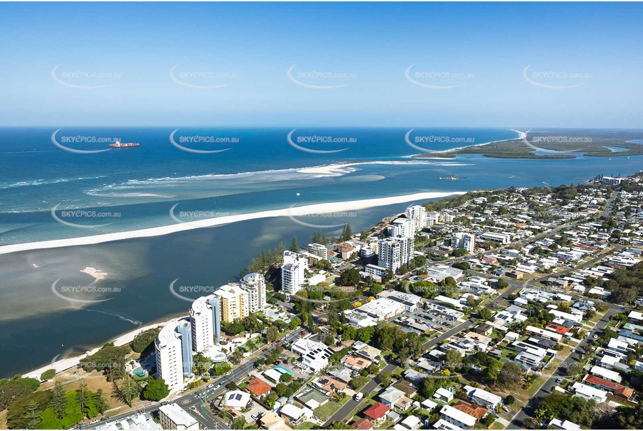 Aerial Photo Golden Beach QLD Aerial Photography