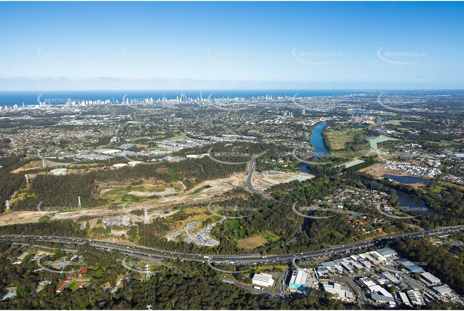 Coomera Connector Construction QLD Aerial Photography