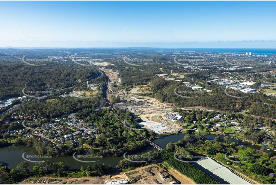 Coomera Connector Construction QLD Aerial Photography