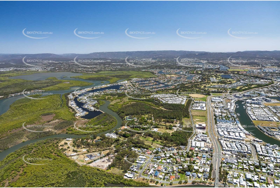 Aerial Photo Hope Island QLD Aerial Photography