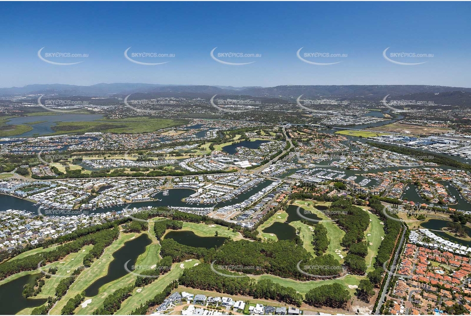 Aerial Photo Hope Island QLD Aerial Photography