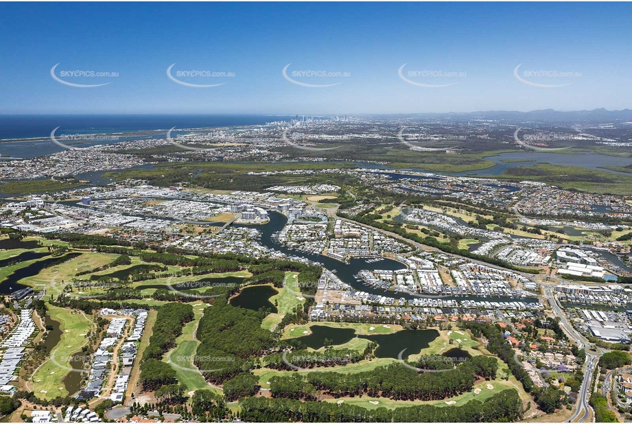 Aerial Photo Hope Island QLD Aerial Photography