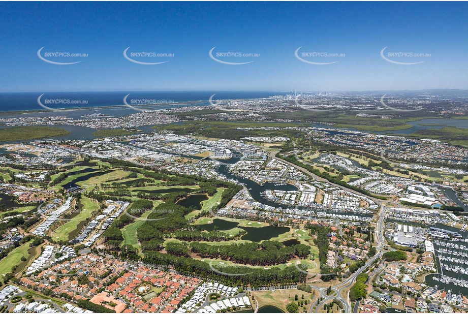 Aerial Photo Hope Island QLD Aerial Photography