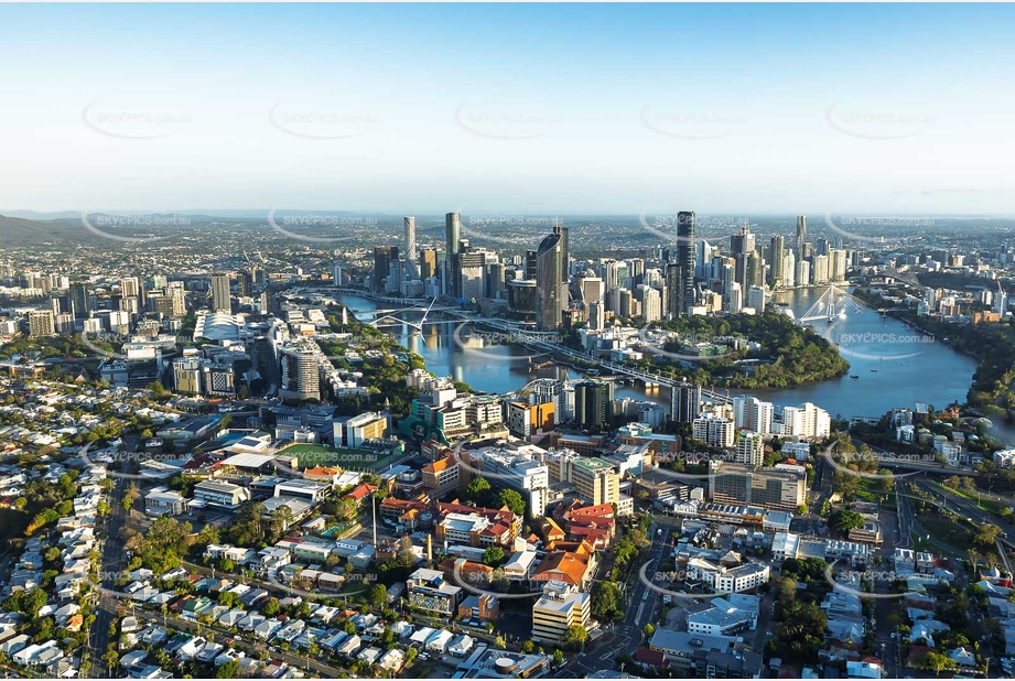 Aerial Photo South Brisbane QLD Aerial Photography