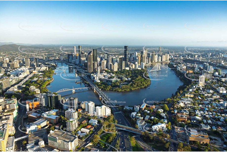 Aerial Photo South Brisbane QLD Aerial Photography