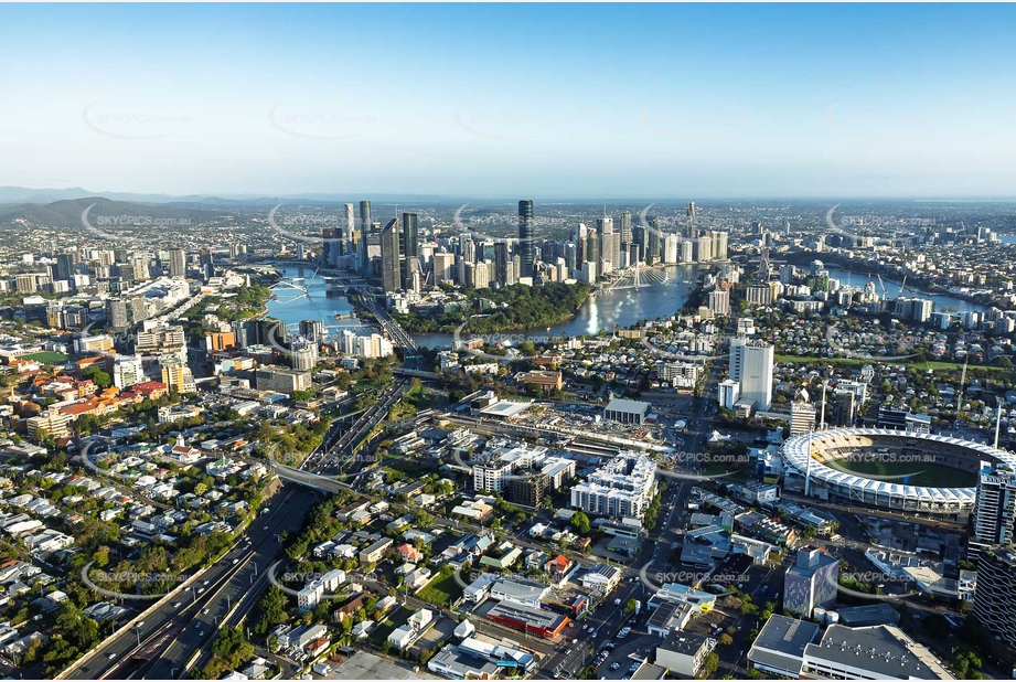 Aerial Photo Woolloongabba QLD Aerial Photography