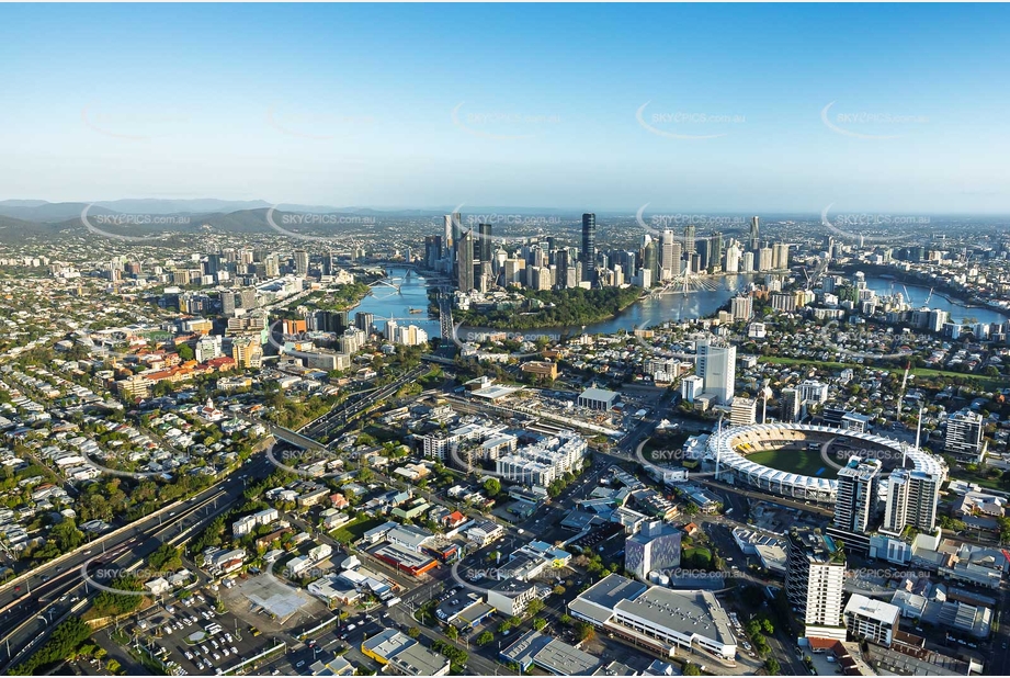 Aerial Photo Woolloongabba QLD Aerial Photography