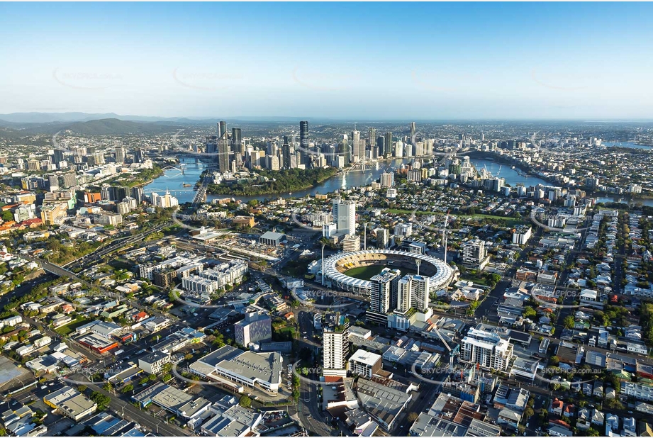 The Gabba at Woolloongabba QLD Aerial Photography