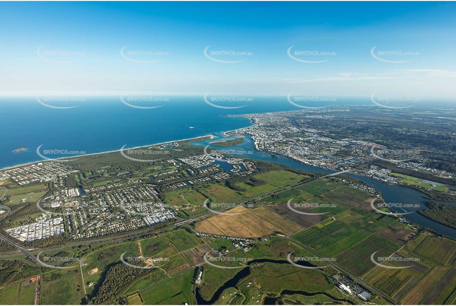 Aerial Photo Pacific Paradise QLD Aerial Photography