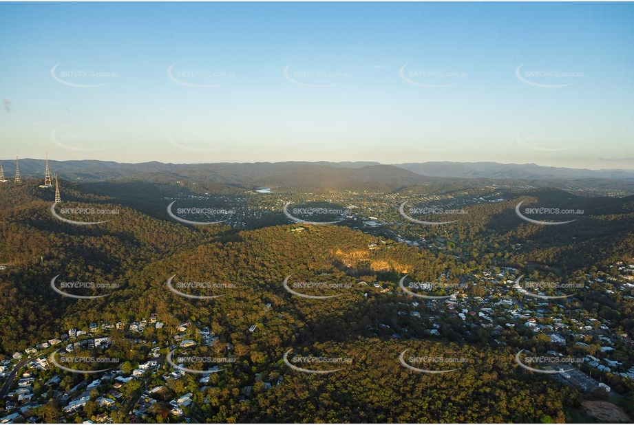 Sunrise Aerial Photo Bardon QLD Aerial Photography