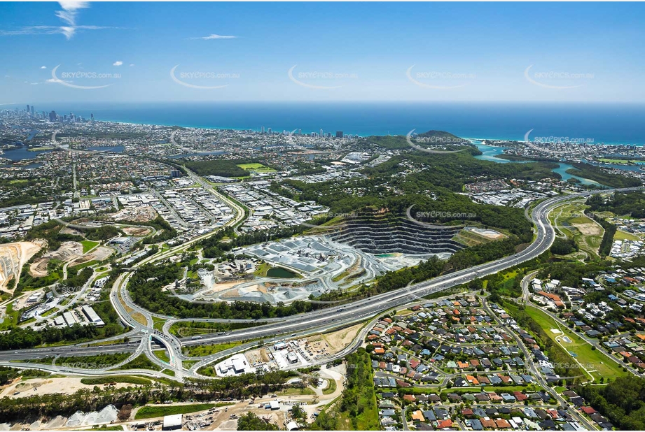 Boral Quarry Burleigh Heads QLD Aerial Photography
