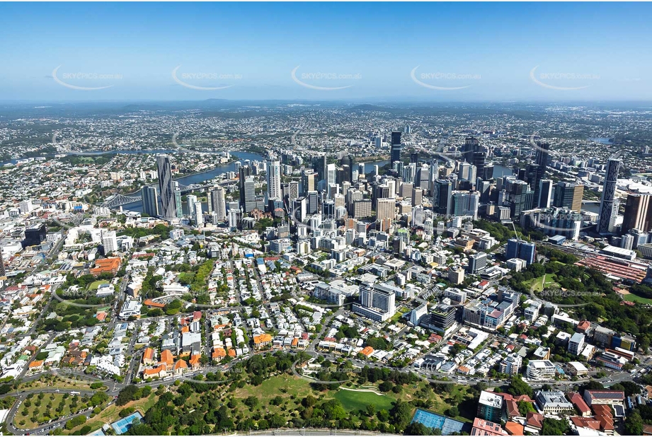 Aerial Photo Spring Hill QLD Aerial Photography