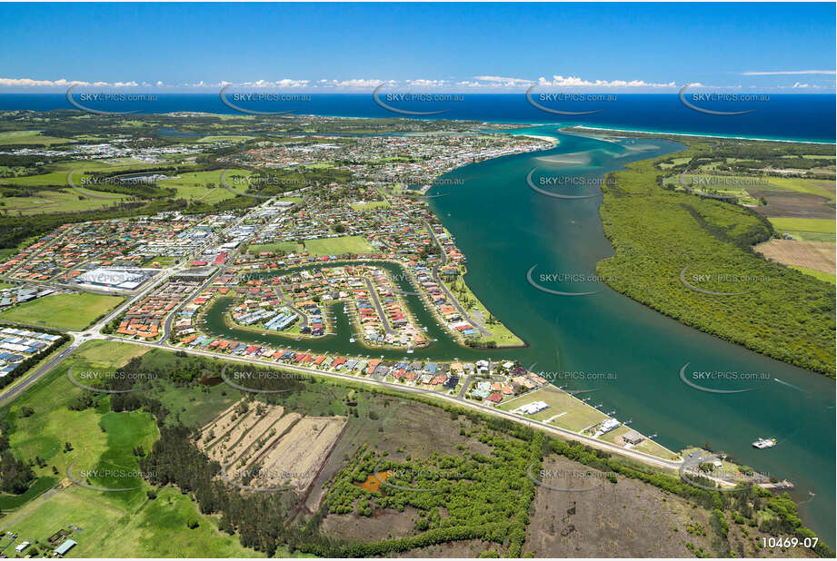 Aerial Photo West Ballina NSW Aerial Photography