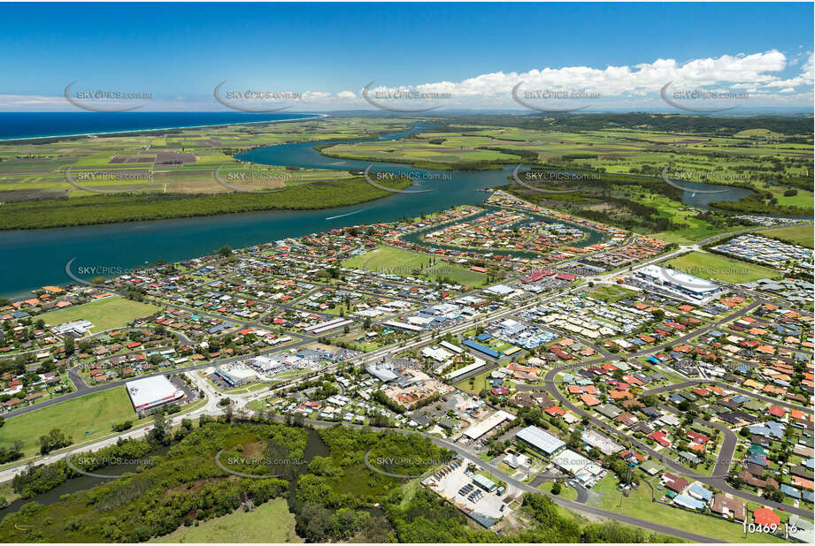 Aerial Photo West Ballina NSW Aerial Photography