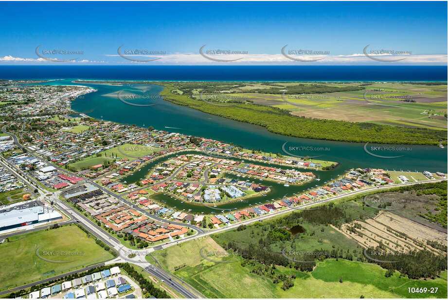 Aerial Photo West Ballina NSW Aerial Photography