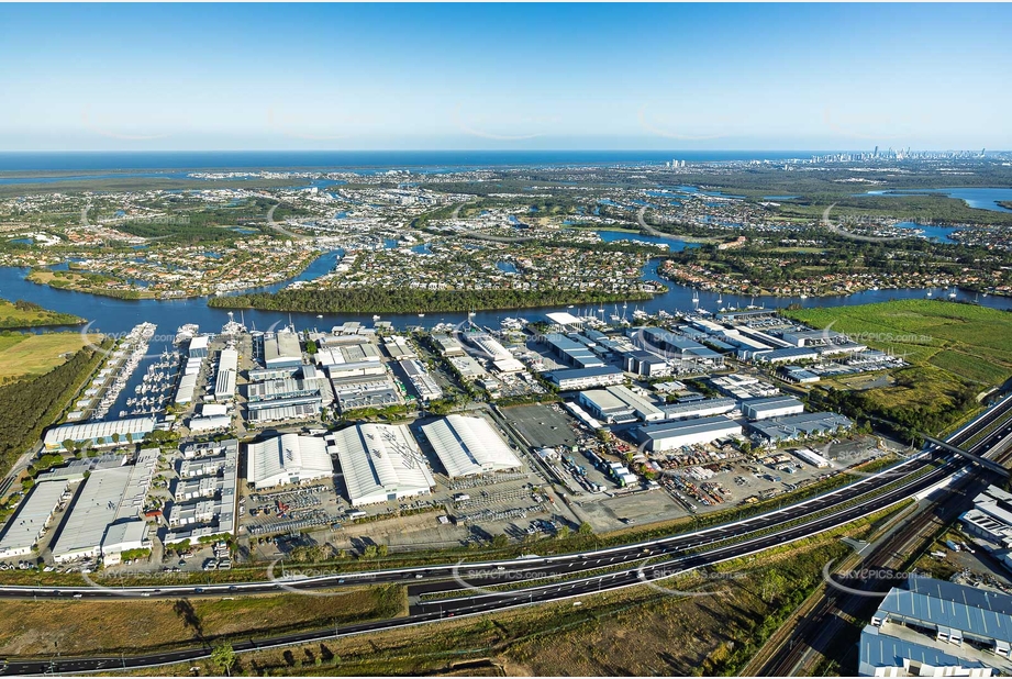 Gold Coast Marine Precinct Coomera QLD Aerial Photography