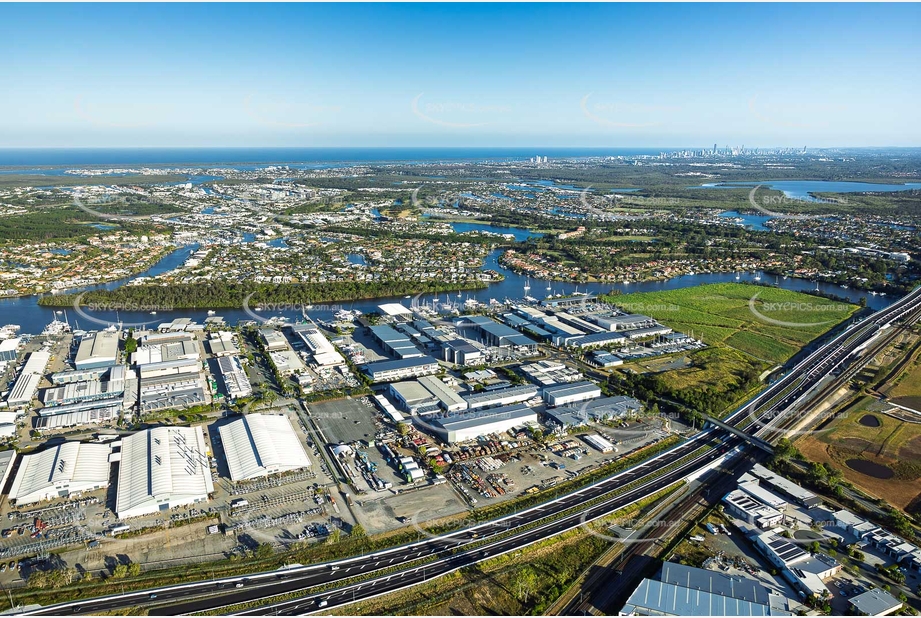 Gold Coast Marine Precinct Coomera QLD Aerial Photography