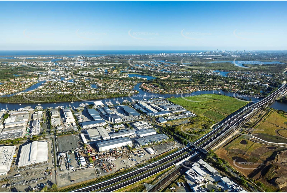 Gold Coast Marine Precinct Coomera QLD Aerial Photography