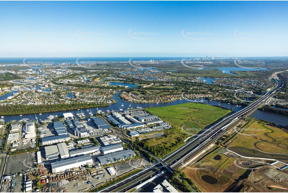 Gold Coast Marine Precinct Coomera QLD Aerial Photography