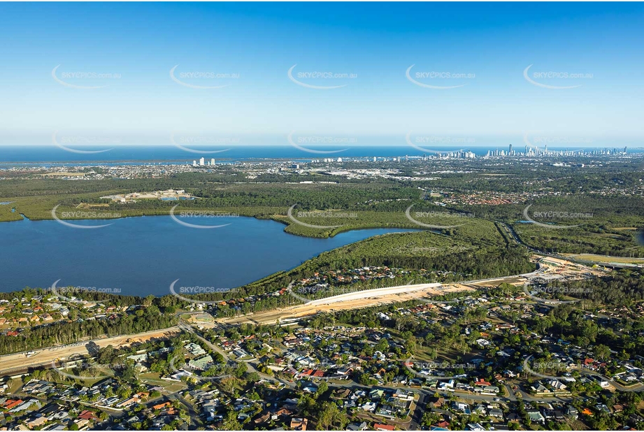 Coomera Connector Construction Helensvale QLD Aerial Photography