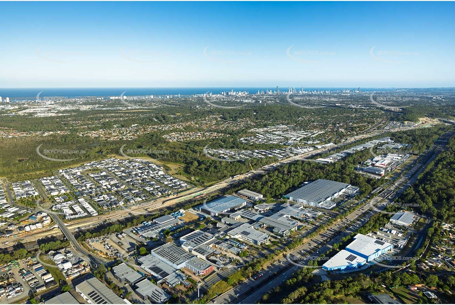 Coomera Connector Construction Helensvale QLD Aerial Photography