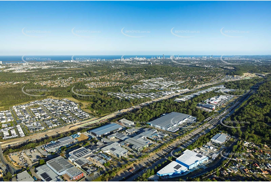 Coomera Connector Construction Helensvale QLD Aerial Photography