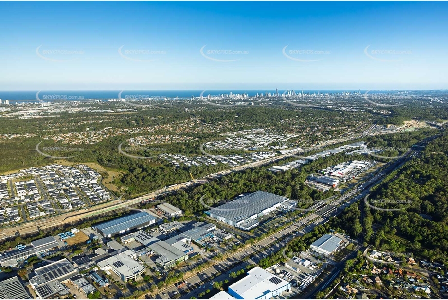 Coomera Connector Construction Helensvale QLD Aerial Photography