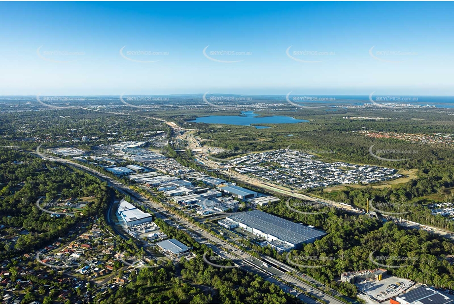 Coomera Connector Construction Helensvale QLD Aerial Photography