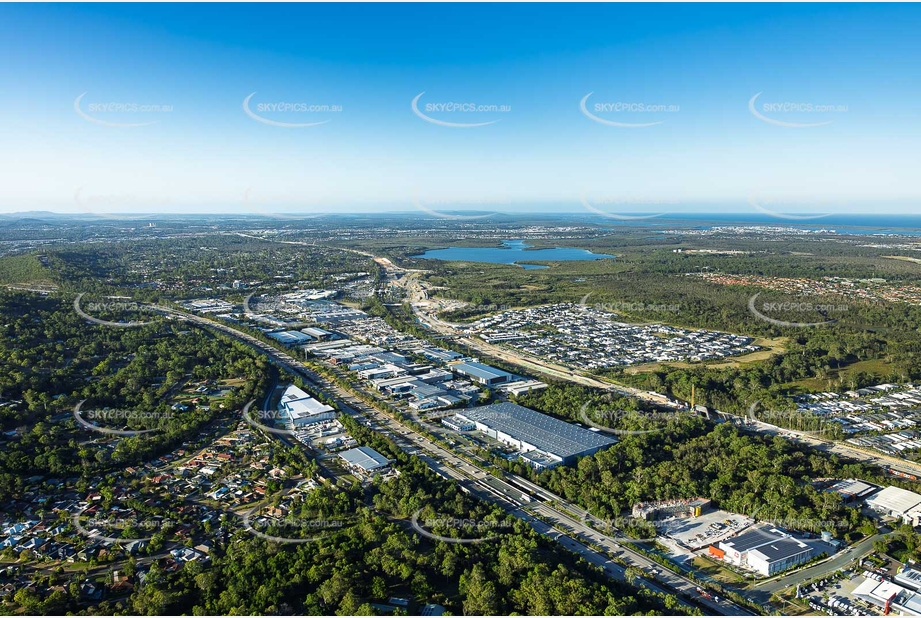 Coomera Connector Construction Helensvale QLD Aerial Photography