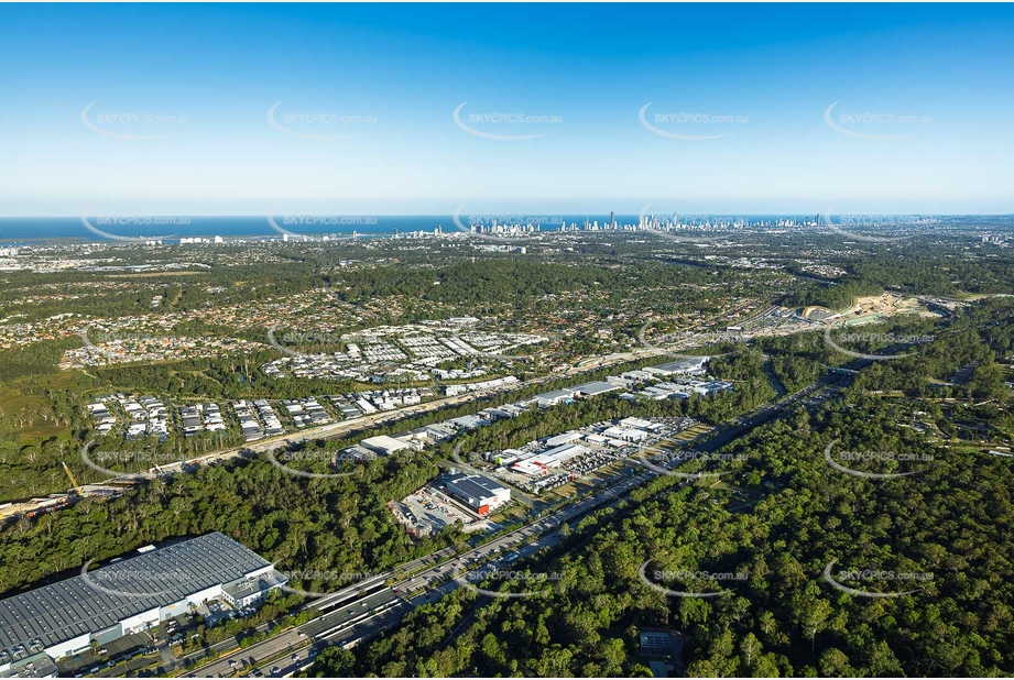 Coomera Connector Construction Arundel QLD Aerial Photography