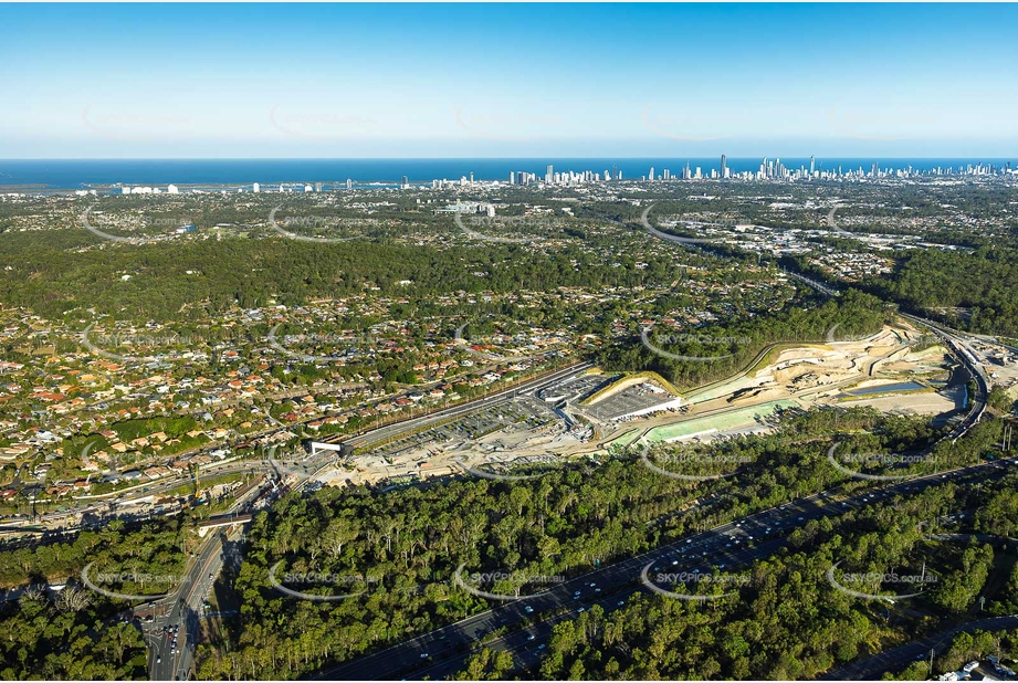 Coomera Connector Construction Arundel QLD Aerial Photography