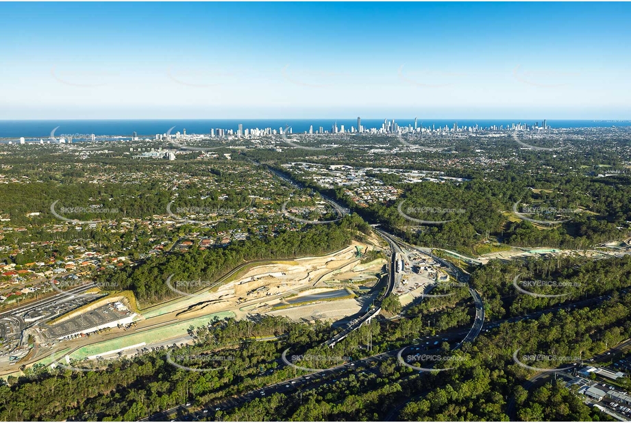 Coomera Connector Construction Arundel QLD Aerial Photography