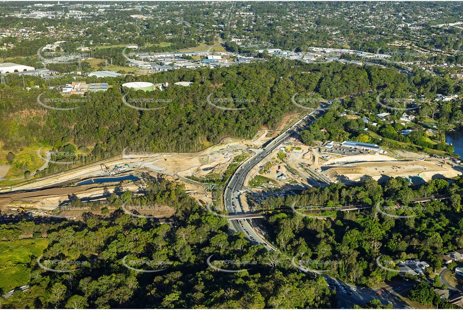Coomera Connector Construction Molendinar QLD Aerial Photography
