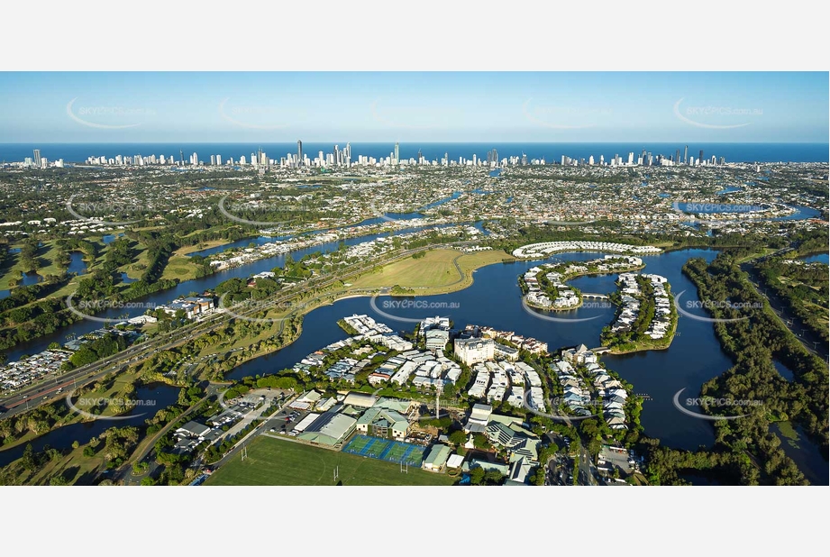 Emerald Lakes Gold Coast QLD Aerial Photography