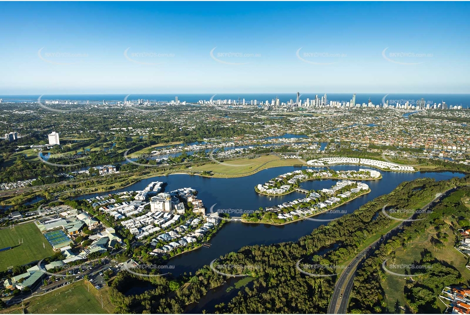 Emerald Lakes Gold Coast QLD Aerial Photography