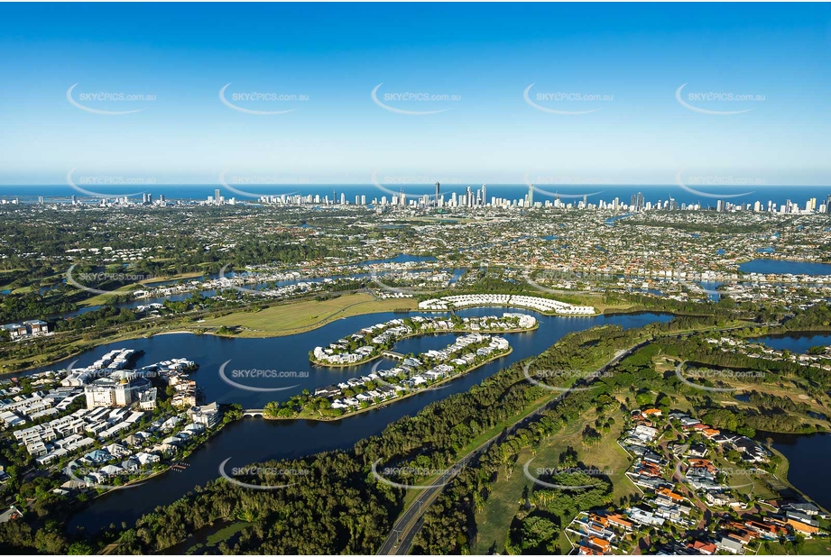 Emerald Lakes Gold Coast QLD Aerial Photography