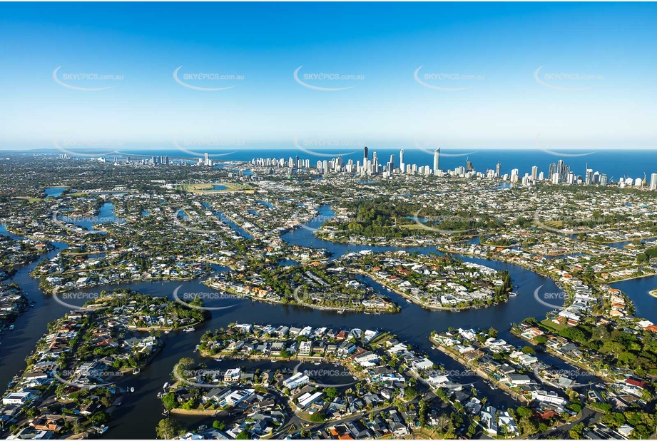 Aerial Photo Broadbeach Waters QLD Aerial Photography