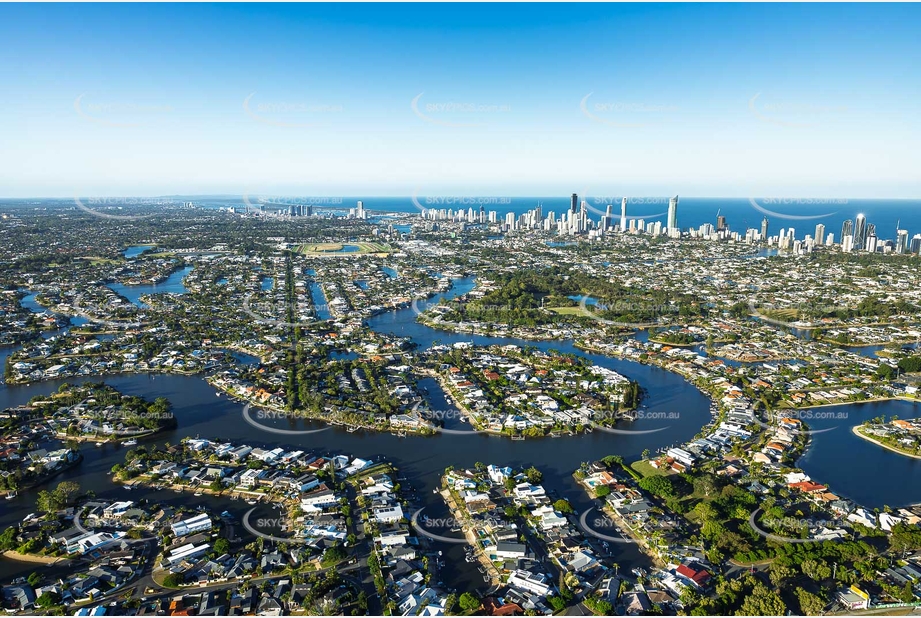 Aerial Photo Broadbeach Waters QLD Aerial Photography