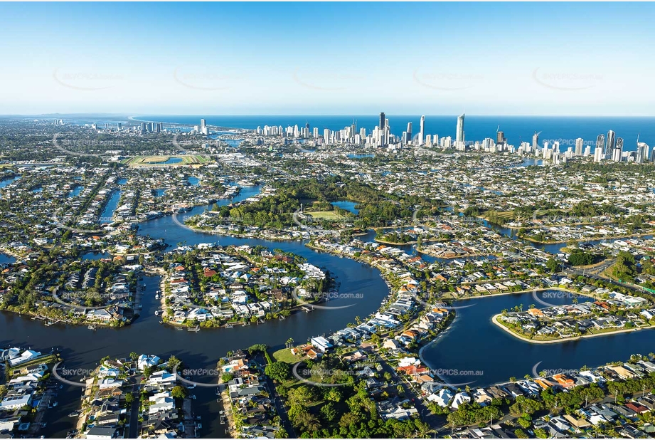 Aerial Photo Broadbeach Waters QLD Aerial Photography