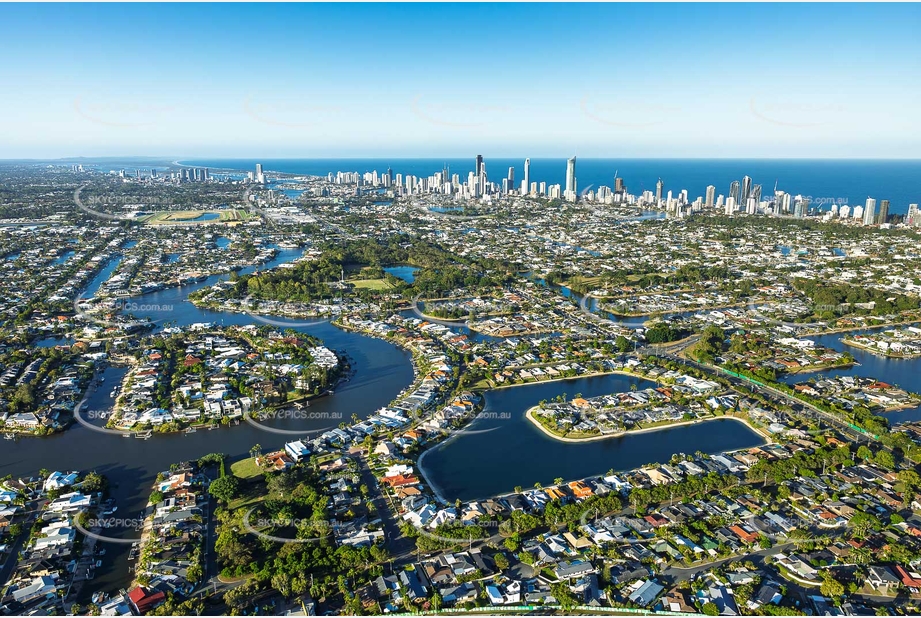 Aerial Photo Broadbeach Waters QLD Aerial Photography