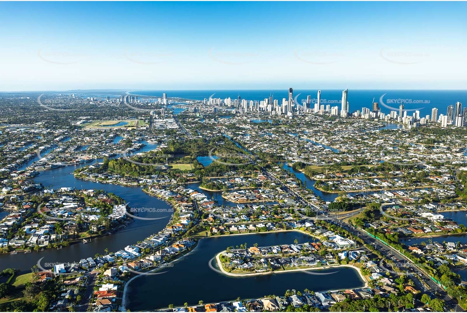 Aerial Photo Broadbeach Waters QLD Aerial Photography