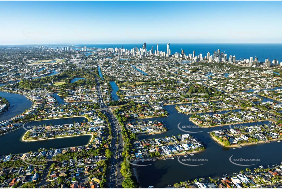 Aerial Photo Broadbeach Waters QLD Aerial Photography