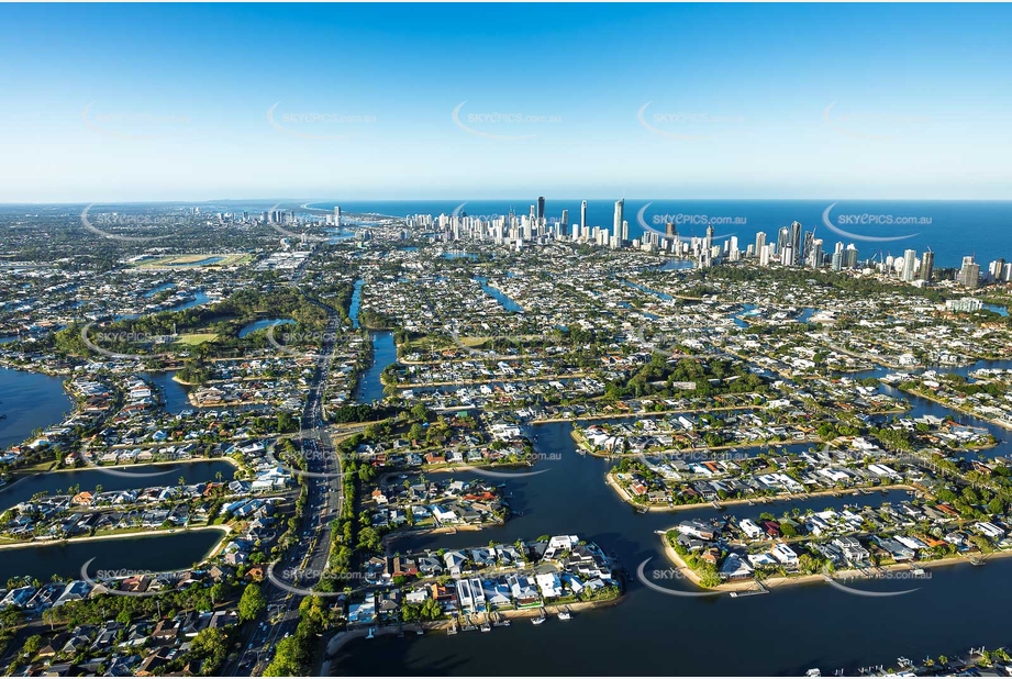 Aerial Photo Broadbeach Waters QLD Aerial Photography